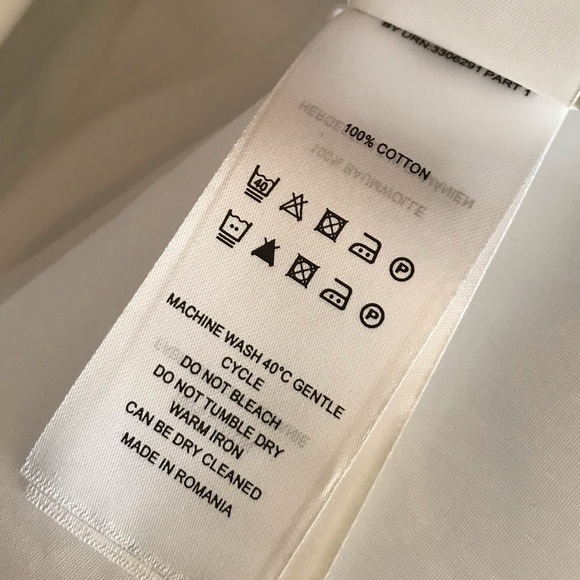 AlexaChung White 100% Cotton Pleated Placket Tuxedo Shirt - Picture 11 of 13